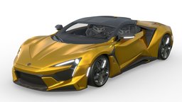 3d model Fenyr Super Sport HQ Interior in, luxury, exotic, automotive, supercar, high-poly, motors, high-performance, fenyr, 3d, model, car, sport, super