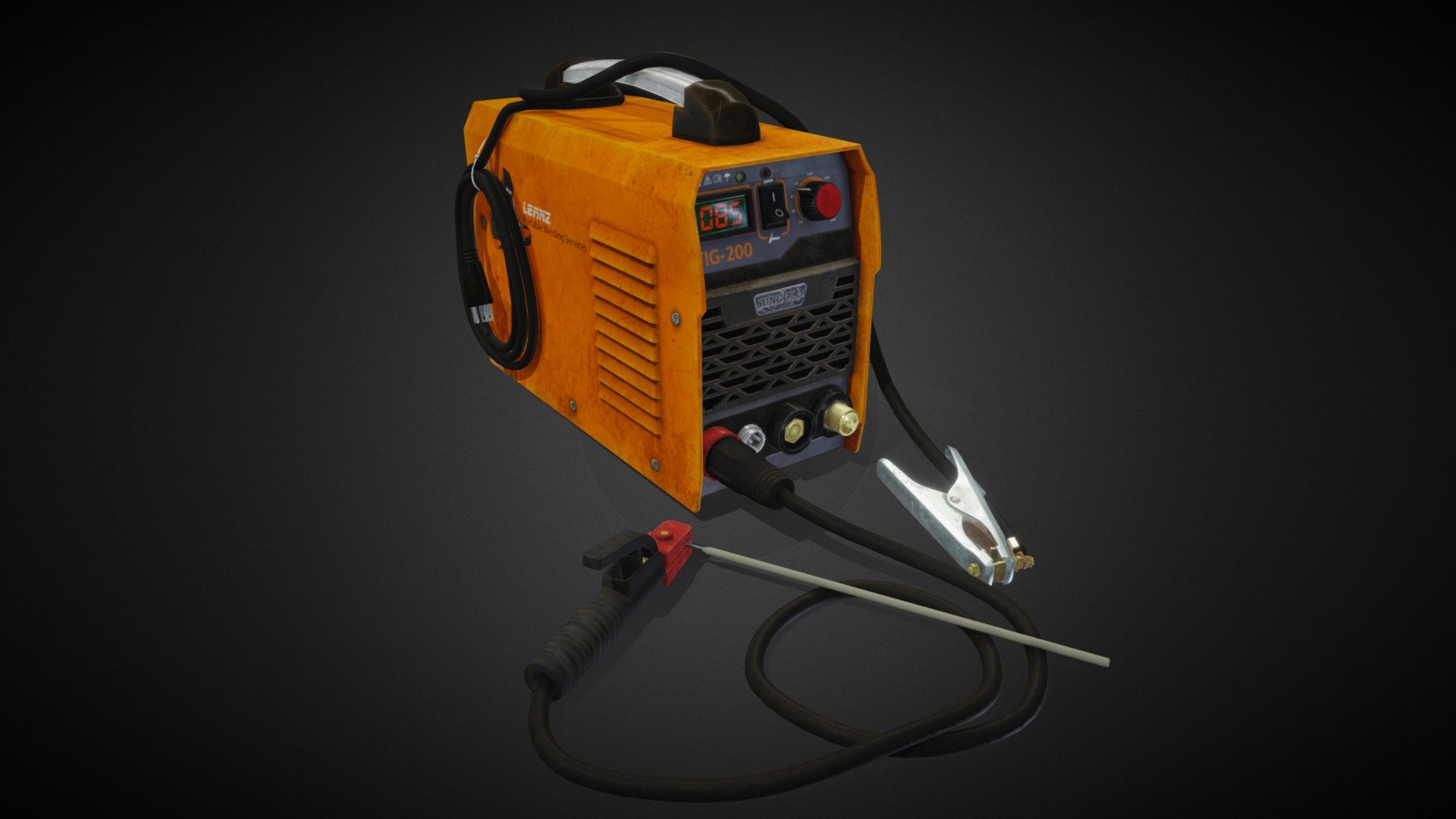 Finally I modeled a welding machine, for this I used 3ds Max, substance 3d painter and marmoset toolbag4 for the bakes 3d model