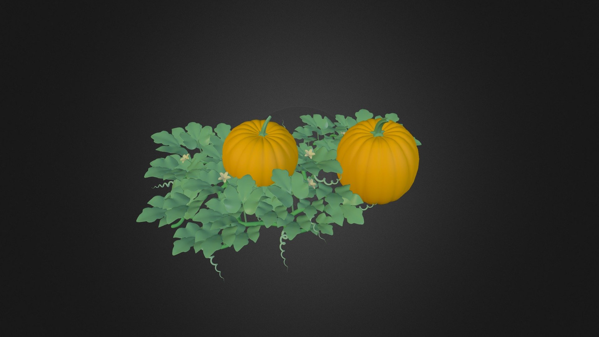 pumpkin - 3D model by YuriSnitko 3d model