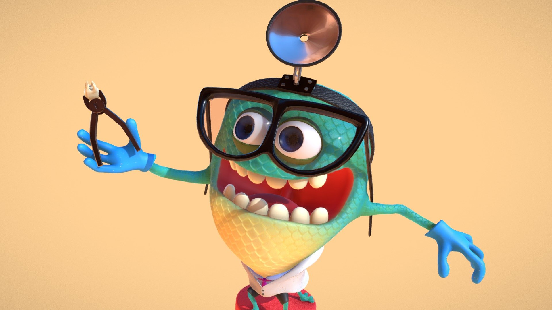 Dr. Howie - not a professional but does his best - Dentist - Dr. Howie - 3D model by Thomas Grave (@Thomasgrave) 3d model