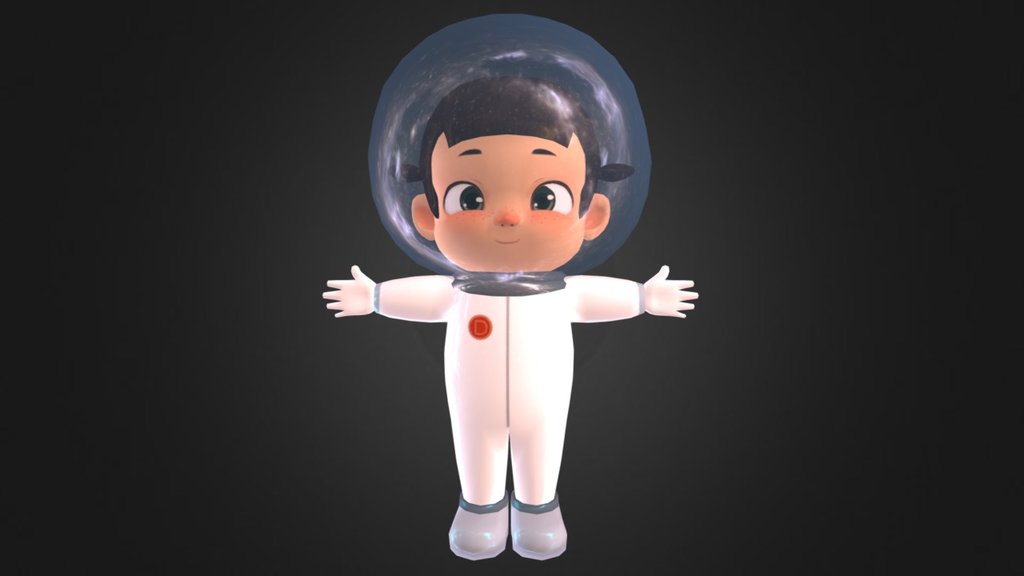 Astronaut - 3D model by ding ding (@dingding_180) 3d model
