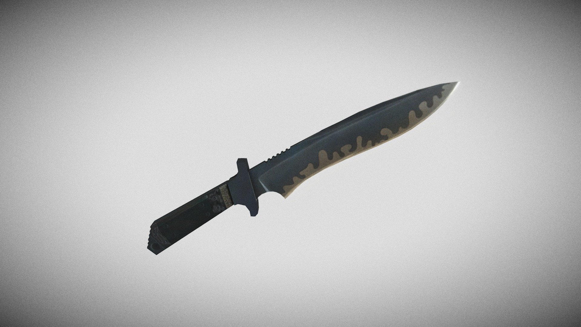 A simple model of a knife.
Knife from CS 1.6
Low-Poly.
Made in Blender 3d model