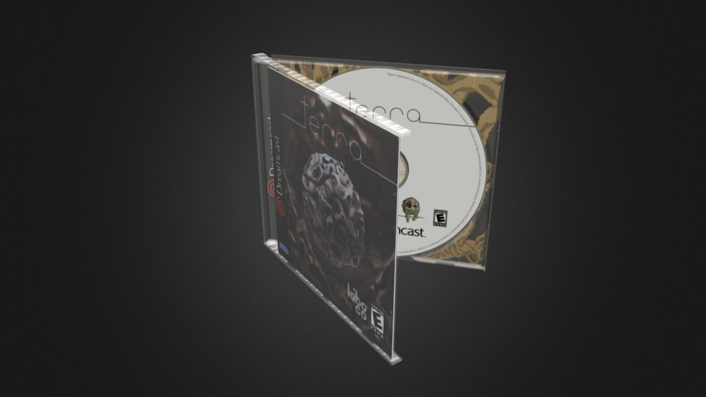 Packaging for a game concept I made

More can be found here

I used this model - Terra Dreamcast CD - 3D model by warpnik 3d model