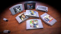 Nintendo Nostalgia 3dart, nintendo, nostalgia, n64, gameart