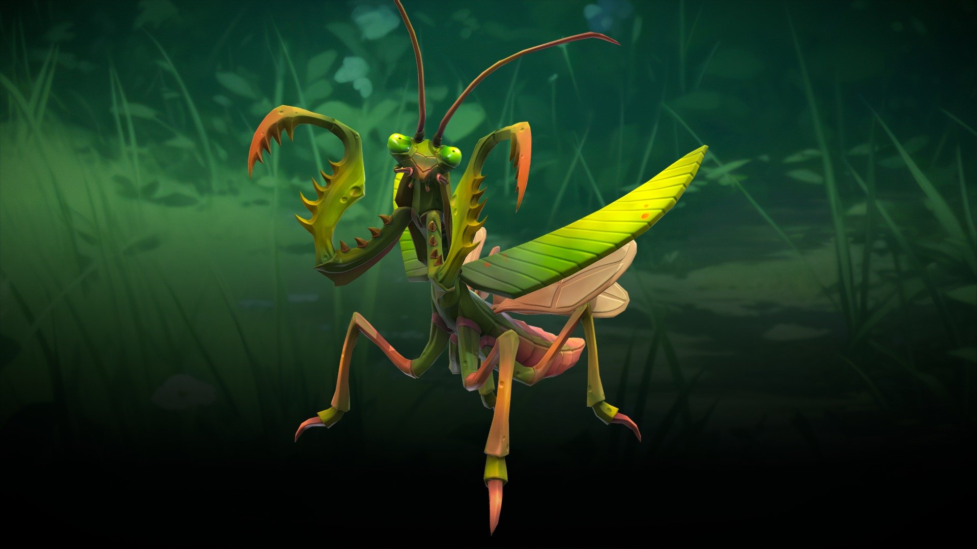 Stylized character for a project.

Software used: Zbrush, Autodesk Maya, Autodesk 3ds Max, Substance Painter - Stylized Mantis - 3D model by N-hance Studio (@Malice6731) 3d model