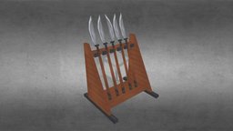 #1.1 Weapon stand spear, hunter, medieval, property, armory, battle, gameassets, spearsword, mellee, weapon-3dmodel, medieval-prop, medievalfantasyassets, weapons-medieval, weapon, asset, game, wood, sword, war