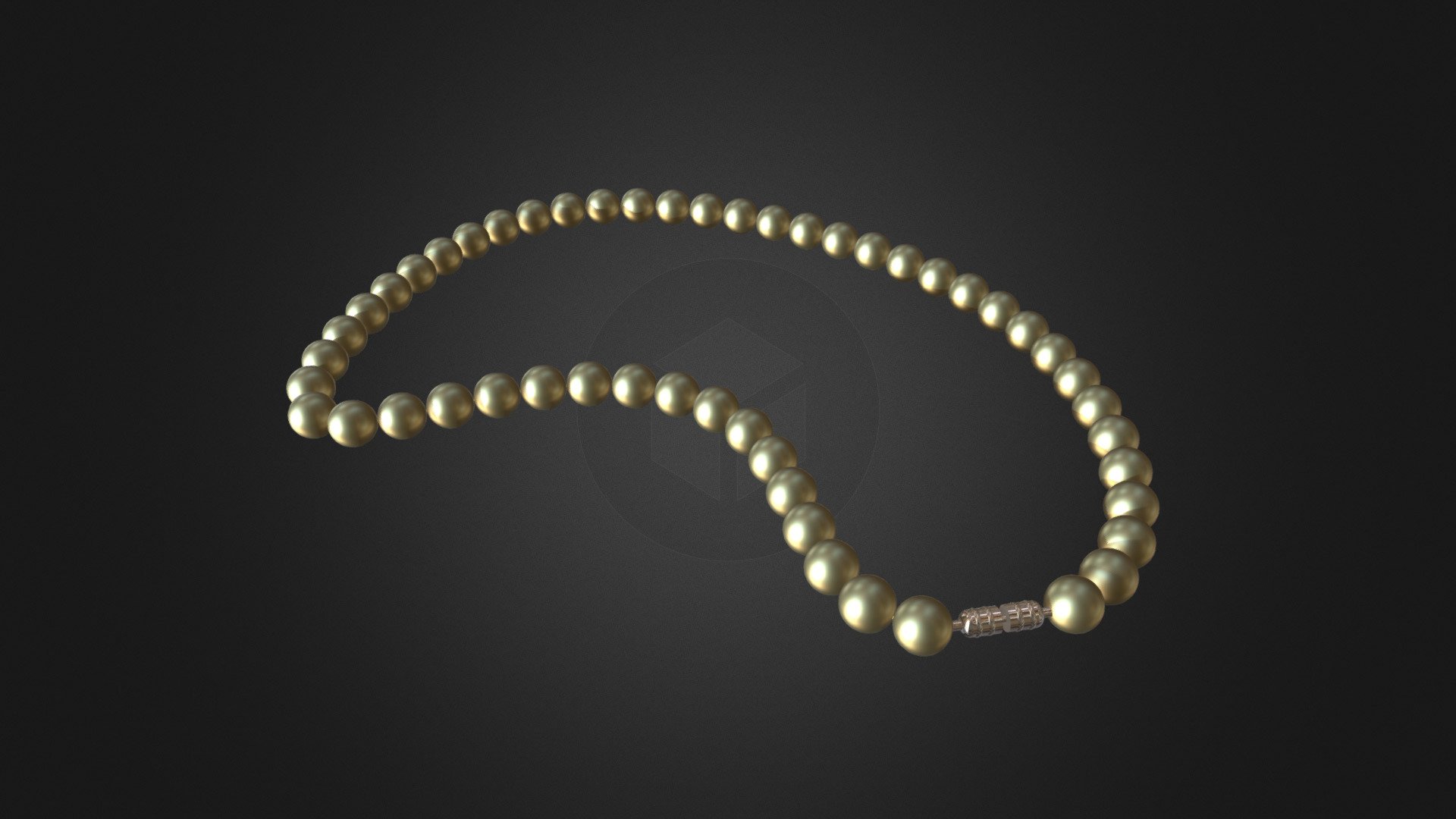 Published by 3ds Max - Pearl necklace - Buy Royalty Free 3D model by nemo81 3d model