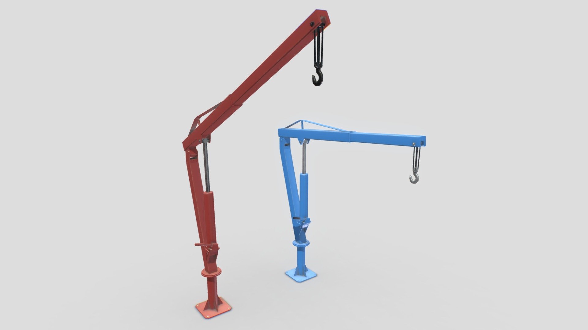 Engine crane based in real one. Real scale. 1 material.

Comes with 2 set of PBR 4096x PBR textures including Albedo, Normal, Metalness, Roughness and AO. Unreal ARM mask texture included (ao, rough, metal) and unity HDRP mask.

Total tris 12000. 6000 verts. Comes as full object and in separate objects in case it need to be animated.

Suitable for workshops, garages, factories, hangars, warehouses, etc. 3d model