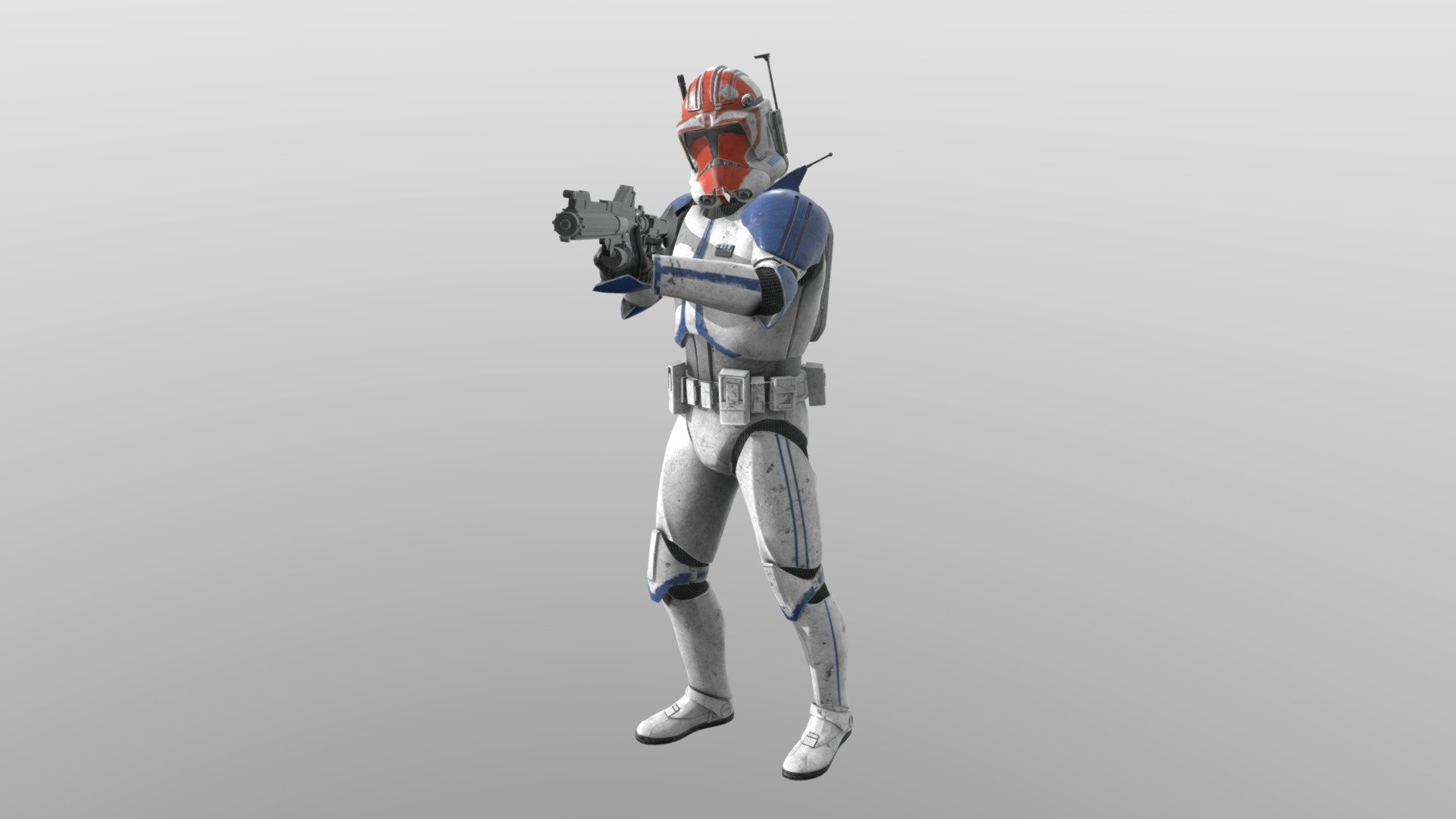 Hello There, new texture set made in my spare time. This one is Captain Vaughn from Clone Wars season 7.

Vaughn is a clone Captain who commanded the 501st alongside Commander Rex during the Battle of Mandalore.

Avaliable for Purchase Now in 4K and 8K on My Ko-Fi Page: https://ko-fi.com/s/8c20859fa1

Texturing done in Substance Painter and models from Frosty Mod Editor

The DC15 textures are NOT mine, only the Clone itself - Captain Vaughn Clone Wars Season 7 - Purchasable - 3D model by CommanderPrime 3d model