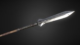 Medieval Fantasy Spear for Project Exyl game