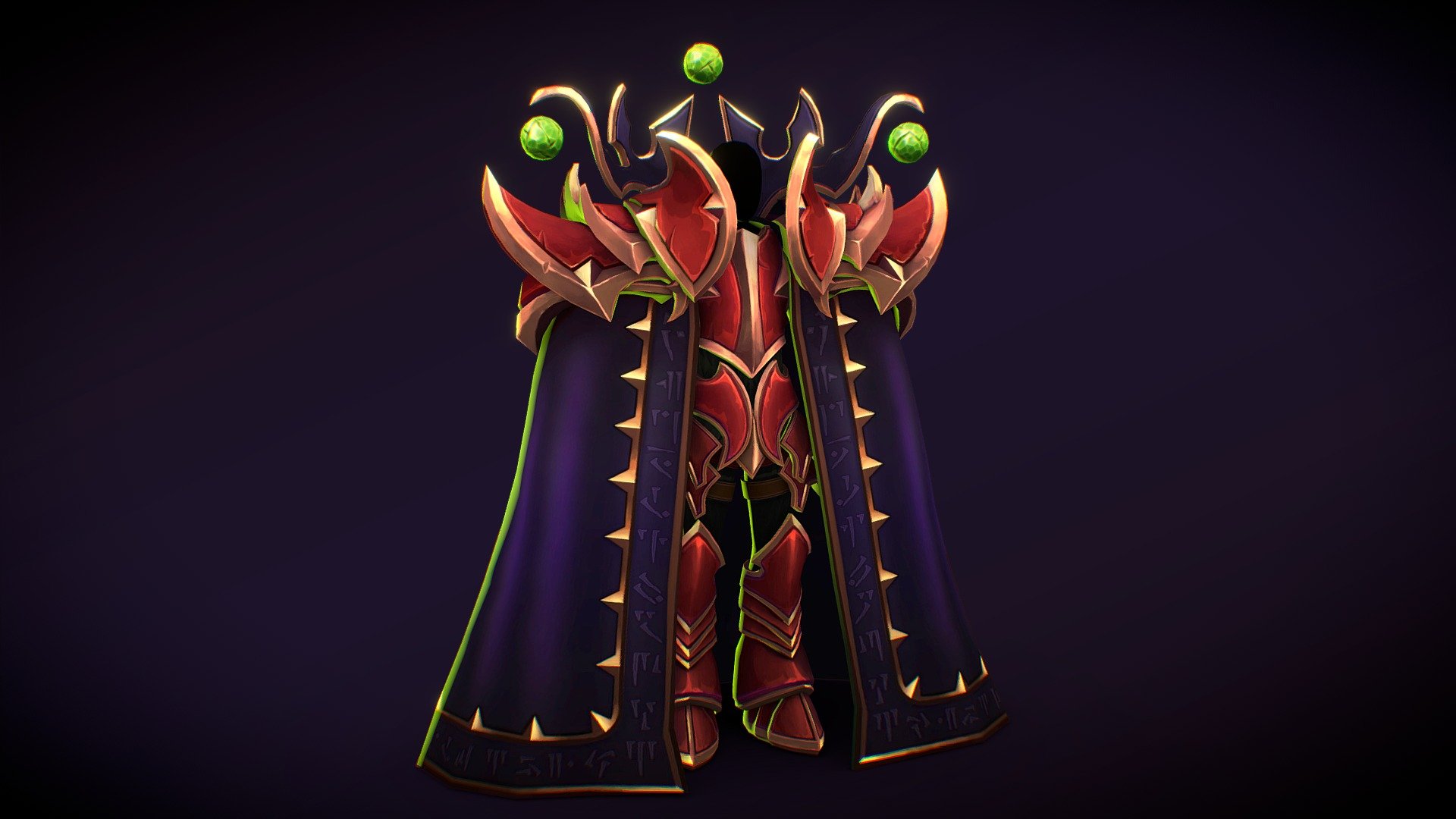 In this study I tried to make an armor based on the character Kael from Wow, it was my first more complex model in handpainted painting, I really liked the process, and I hope you like the result.

Kael'thas &ldquo;Kael
