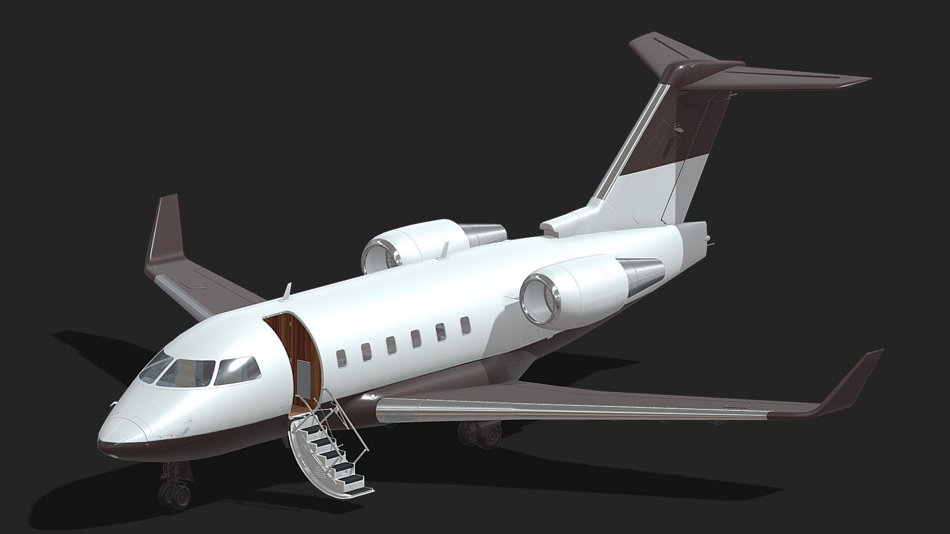 Hi, I'm Frezzy. I am leader of Cgivn studio. We are a team of talented artists working together since 2013.
If you want hire me to do 3d model please touch me at:cgivn.studio Thank you! - Bombardier Challenger 600 PBR Realistic - Buy Royalty Free 3D model by Frezzy3D 3d model