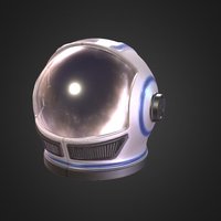 Space Helmet game_asset, astronaut, helmet, futuristic, space