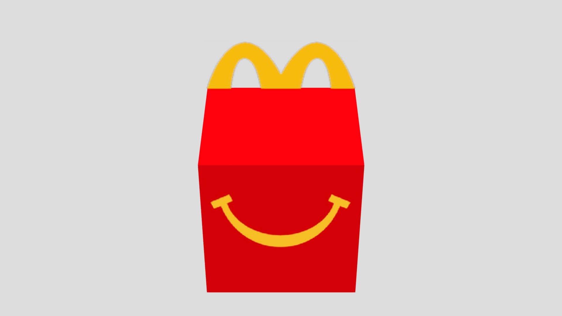 La cajita feliz de McDonald's, ahora en modelo 3d - McDonal´s Happy Meal - Download Free 3D model by alexvladimircm 3d model