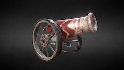 Circus Cannon circus, cannon, rugged, substance, painter, photoshop, 3dsmax, 3dsmaxpublisher