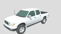 Toyota Tacoma Double Cab Limited (2001) 2001, double, cab, toyota, realistic, photoreal, limited, car