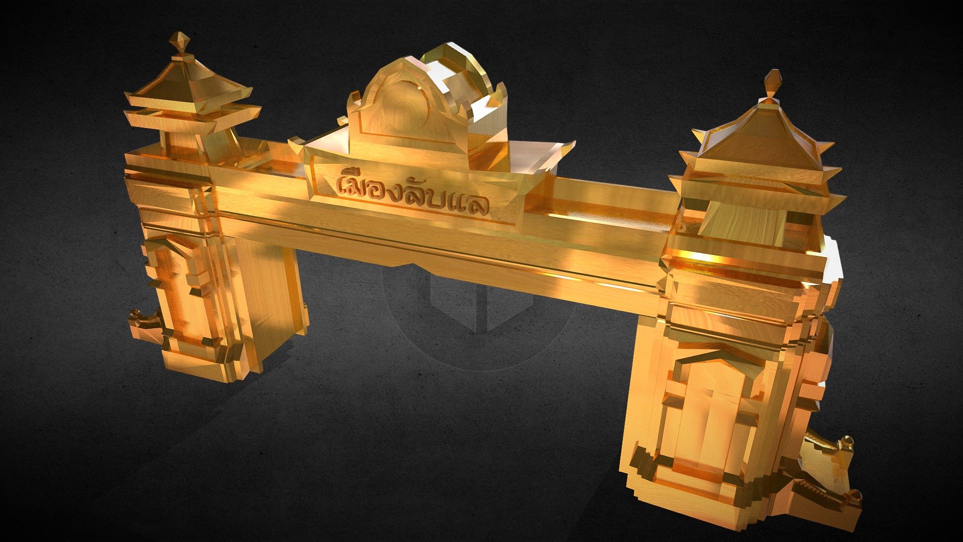Uttaradit Thailand - Buy Royalty Free 3D model by design ap (@like2019) 3d model