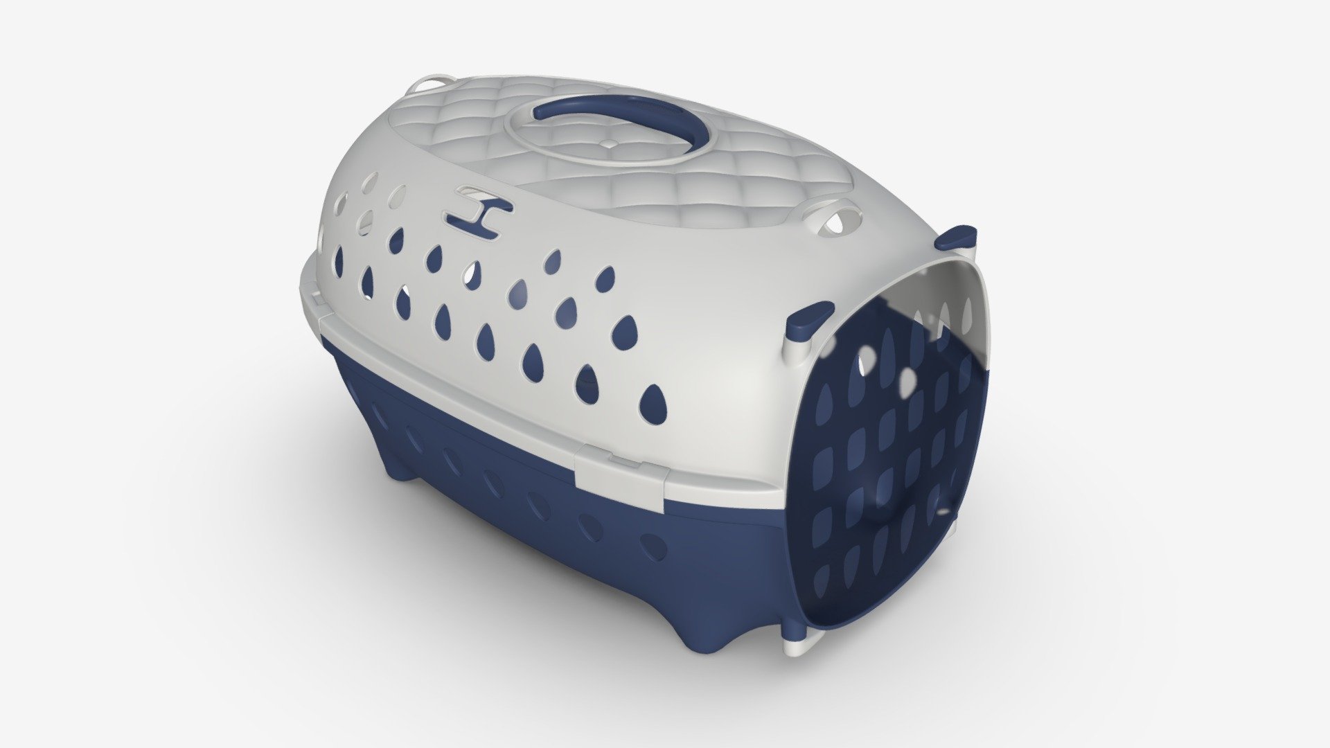 Travel pet carrier white blue - Buy Royalty Free 3D model by HQ3DMOD (@AivisAstics) 3d model