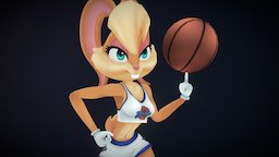 Animated Lola Bunny bunny, looney, tunes, lola, cartoonchallenge2017, maya, zbrush