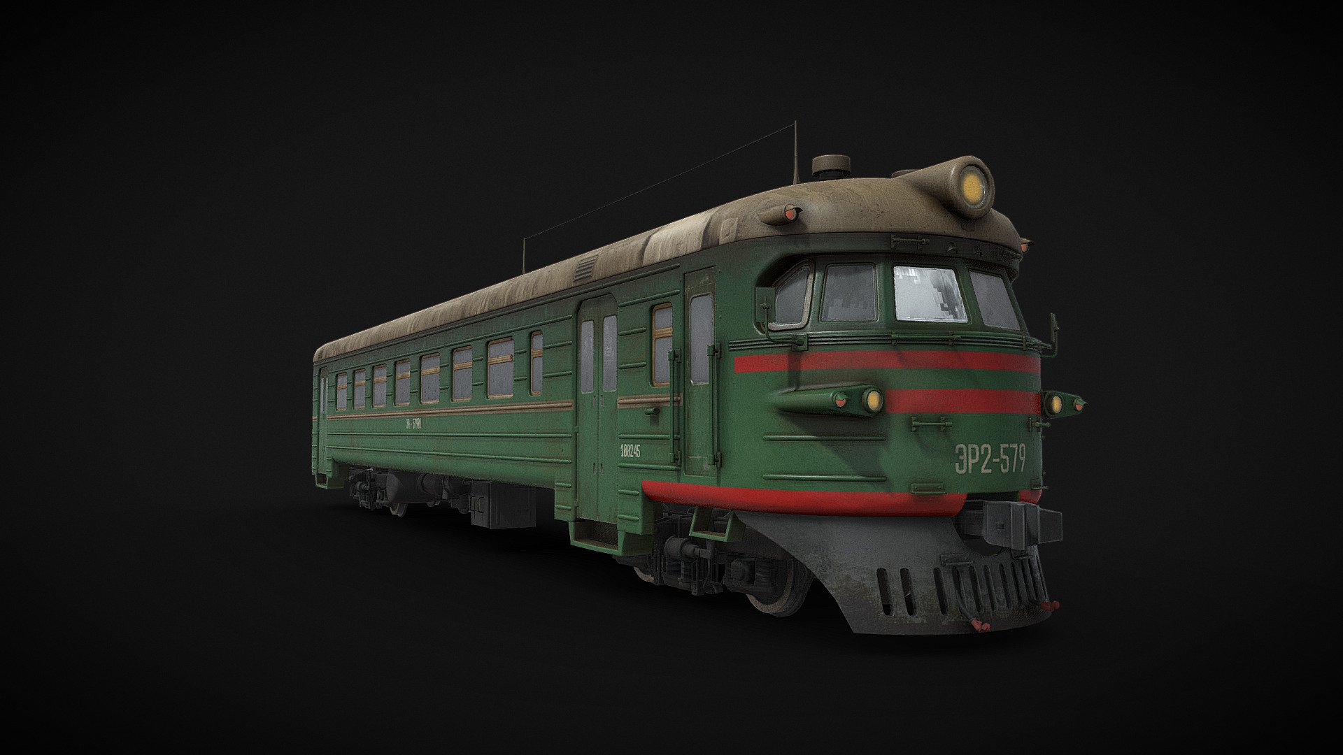 My personal project for March 2022.
48k Tris.
4 Texture sets.
Artstation page: https://www.artstation.com/artwork/xYeznO - ER2 Train - 3D model by lalapupsen 3d model
