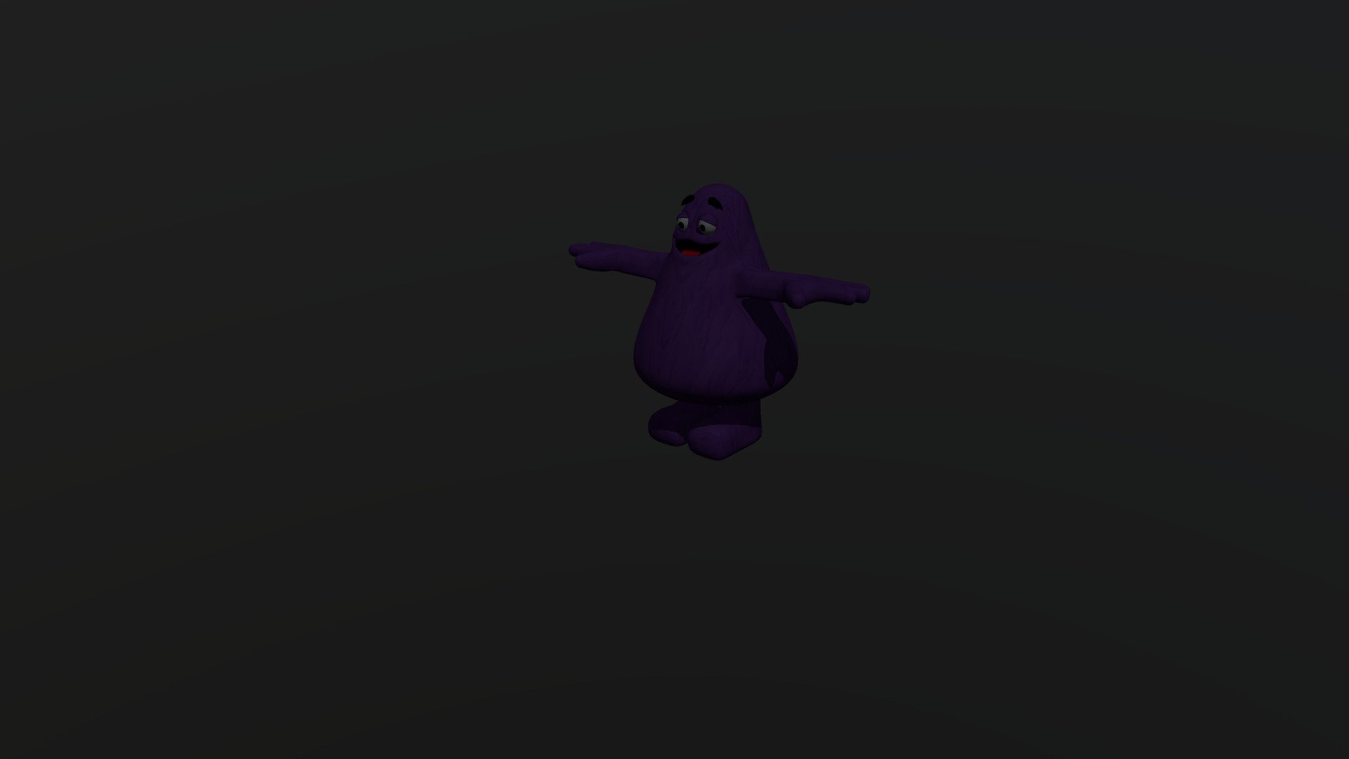 Grimace(rigged) - Download Free 3D model by Inspector edich 20k (@Inspector_edich_20k) 3d model