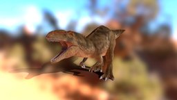 Dinosaur Giganotosaurus Animations roar, jurassicworld, idle, giganotosaurus, modeling, animation, prehistoric, textured, rigged, dinosaur, dinosaurking, jurassicworlddominion