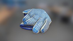 Crumpled Workers Gloves glove, pair, gloves, workers, clothing, mittens, crumoled