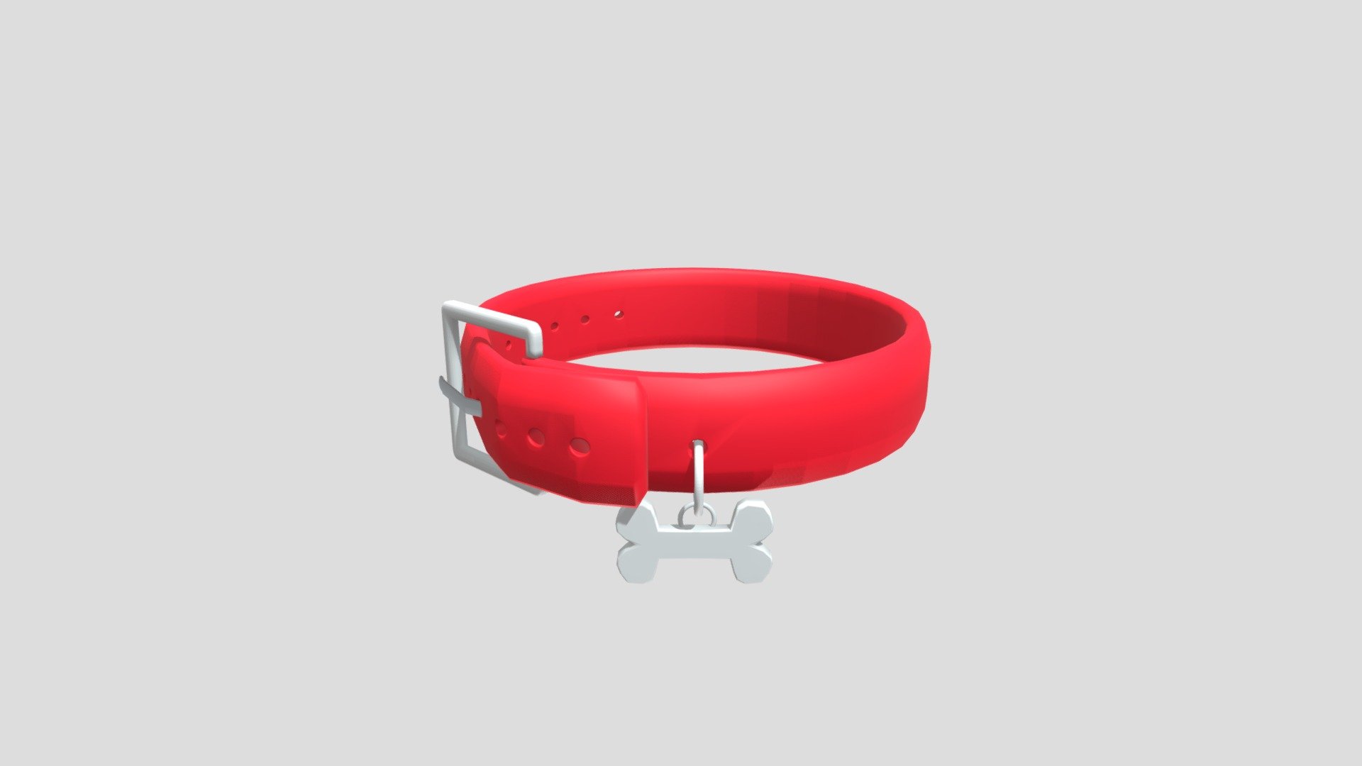 Dog Collar - Download Free 3D model by GeekyRaptor 3d model
