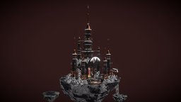 Castle DL castle, 3d-model, pbrtexture, game, demonlight