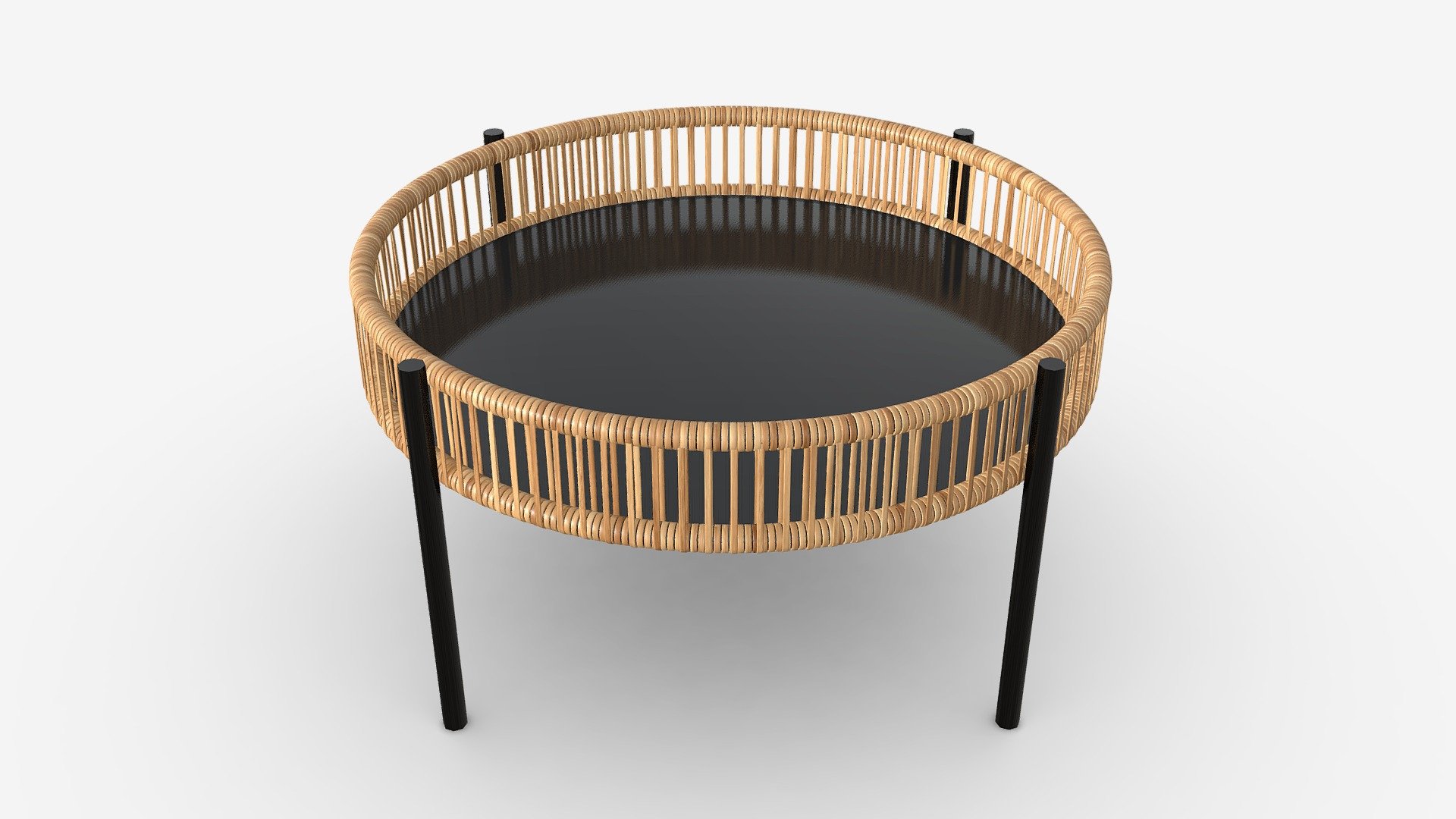 Garden coffee table Sarran - Buy Royalty Free 3D model by HQ3DMOD (@AivisAstics) 3d model