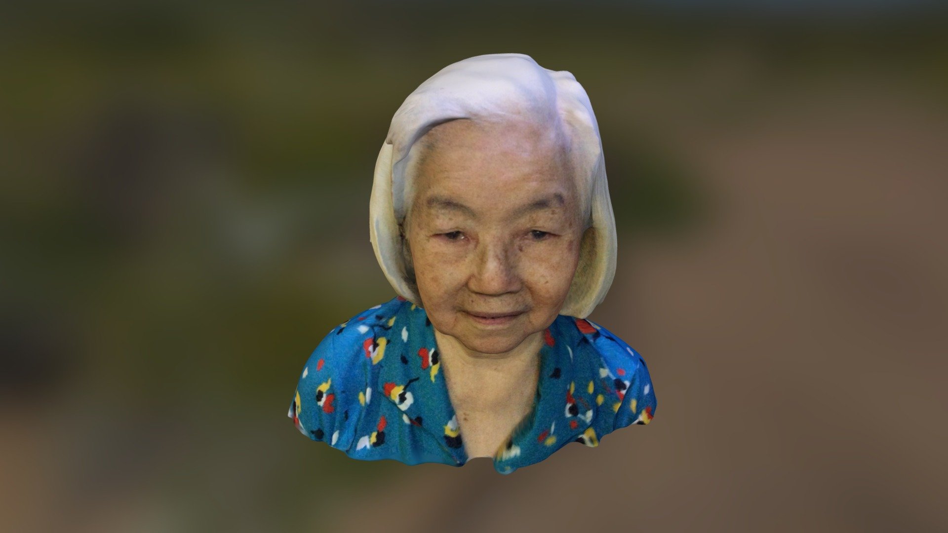 Awesome scan - 81 year old lady - 3D model by BlueRabbit04 3d model