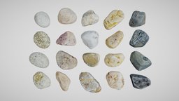 Lowpoly Rocks assets, river, prop, desert, rocks, geology, unreal, realtime, pack, collection, pebble, finistere, props, gravel, realistic, beach, engine, nature, stones, breizh, volcano, minerals, sandstone, bundle, bretagne, granite, kitbash, pebbles, mineralogy, metashape, unity, photogrammetry, asset, game, pbr, lowpoly, scan, 3dscan, stone, "free", "rock", "environment"
