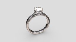 Diamond Engagement Ring silver, diamond, platinum, engagement, bride, groom, gemstone, proposal, sterling, stone, ring, gold