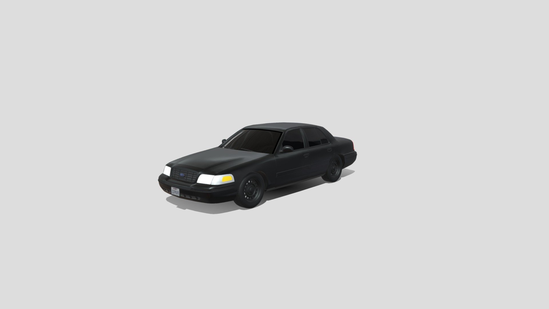 FORD - Ford Crown Victoria - Download Free 3D model by David_Holiday 3d model