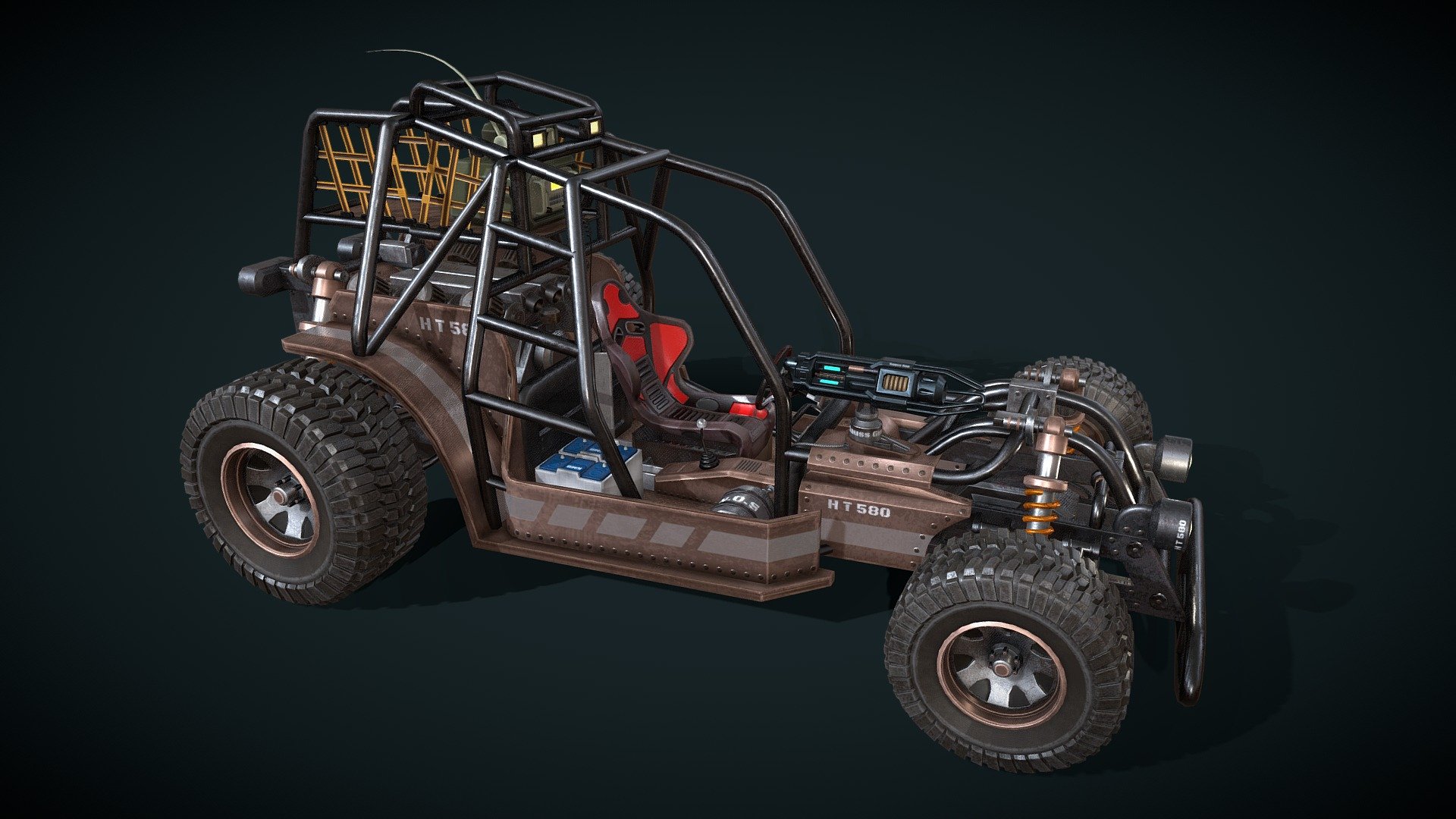 Reference from McCarthy3D - Buggy - Buy Royalty Free 3D model by Arsi Siddiquee (@Arsi.Siddiquee) 3d model