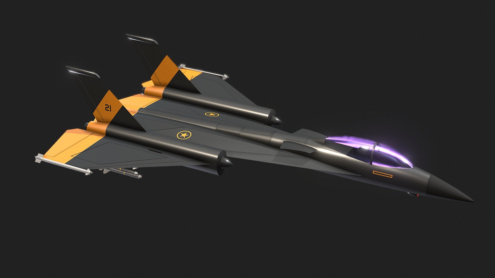 Based on the design from user rundrewrun99 on the Shipbucket forums, mean to be a carrier based fleet defence interceptor operated by the fictional Republic of California.

In-world description from the forum: The Lockheed C.80 &ldquo;Murciélago