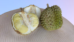 Durian, The King of Fruits green, fruit, king, yellow, singapore, thorny, durian, esplanade, smelly, es2802, creamy, pungent, agisoft, photoscan