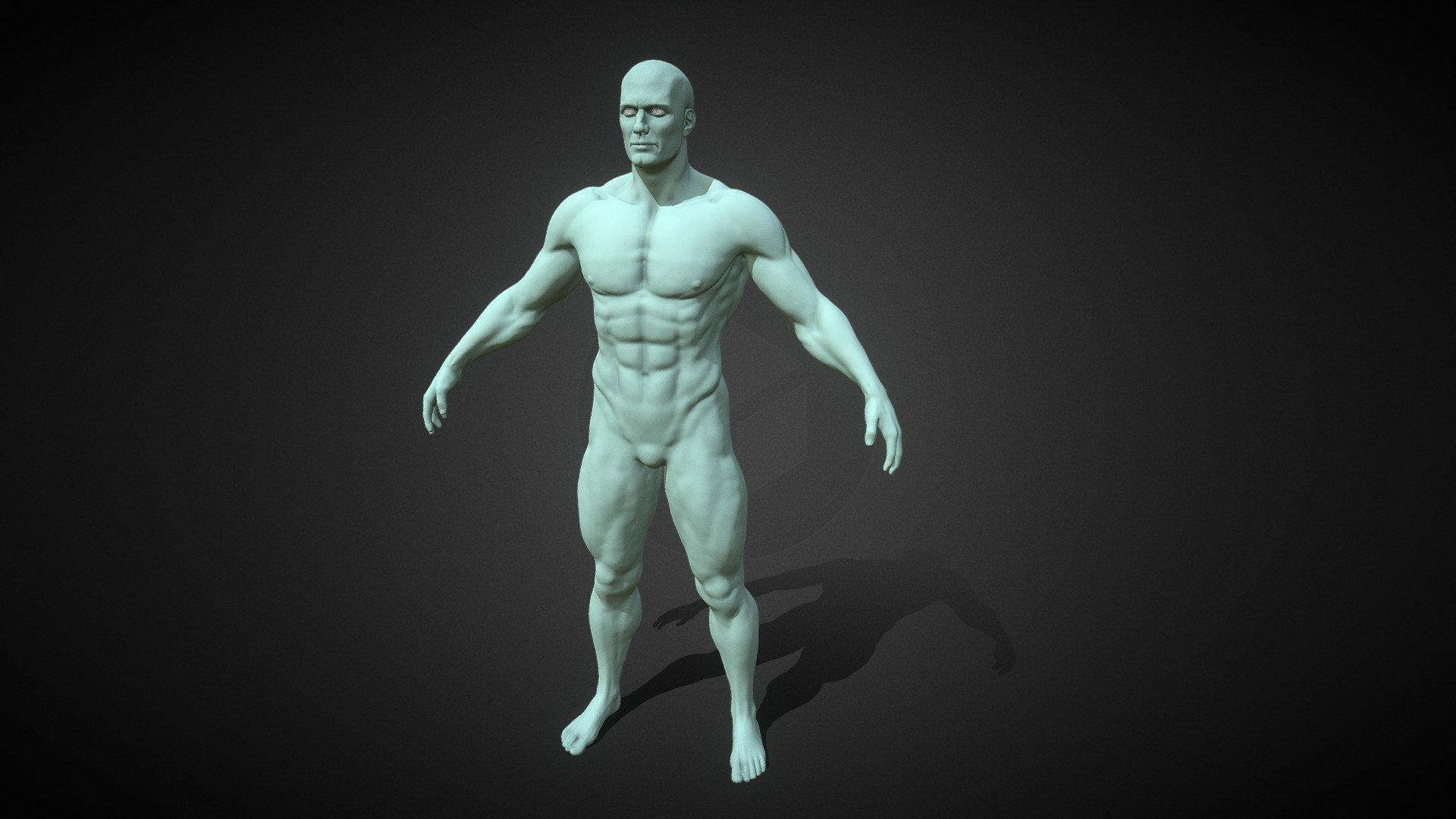Ripped male base mesh sculpt. I created this to help artists who are looking for a mid level detailed base male for their projects/ portfolios 3d model