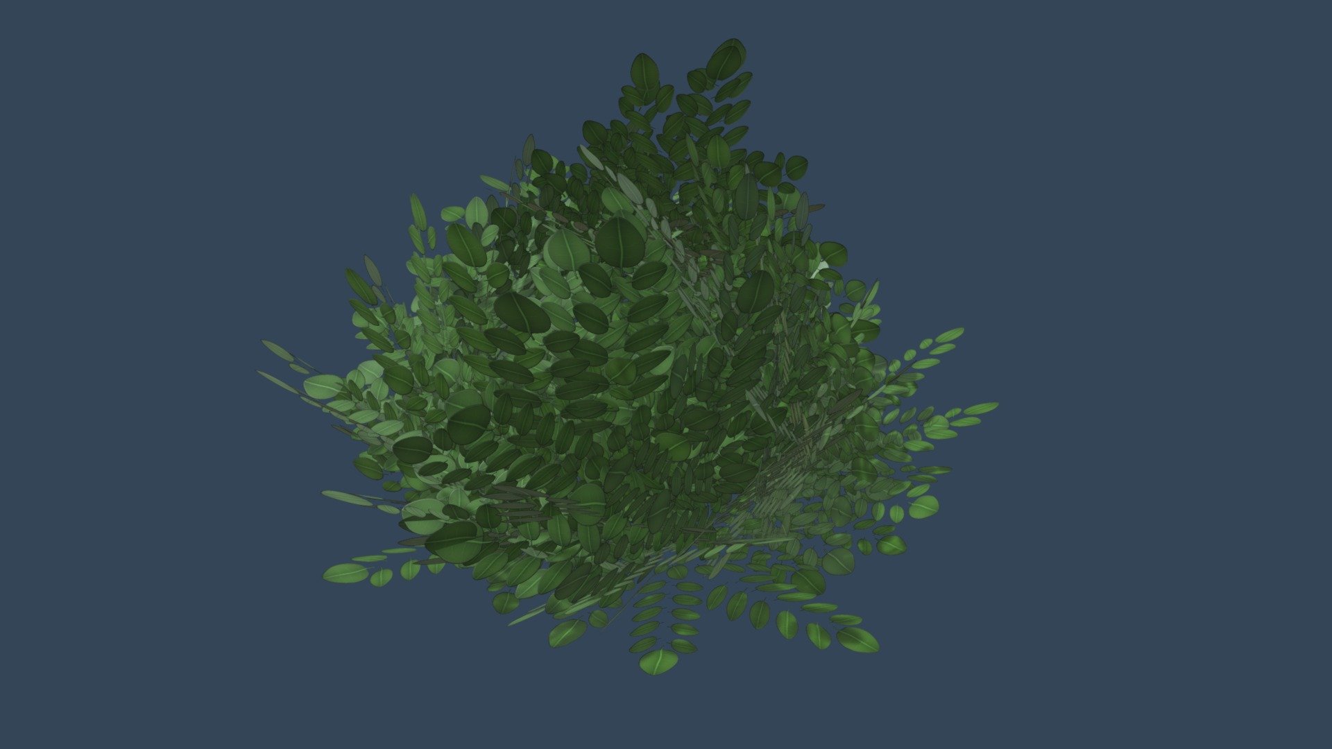 bushes set for games - bushes set - 3D model by drekade 3d model