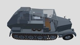 Sd.Kfz. 7/3 Feuerleitpanzer ( interior ) ww2, wwii, half-track, v2-rocket, feuerleitpanzer, sdkfz-7-3