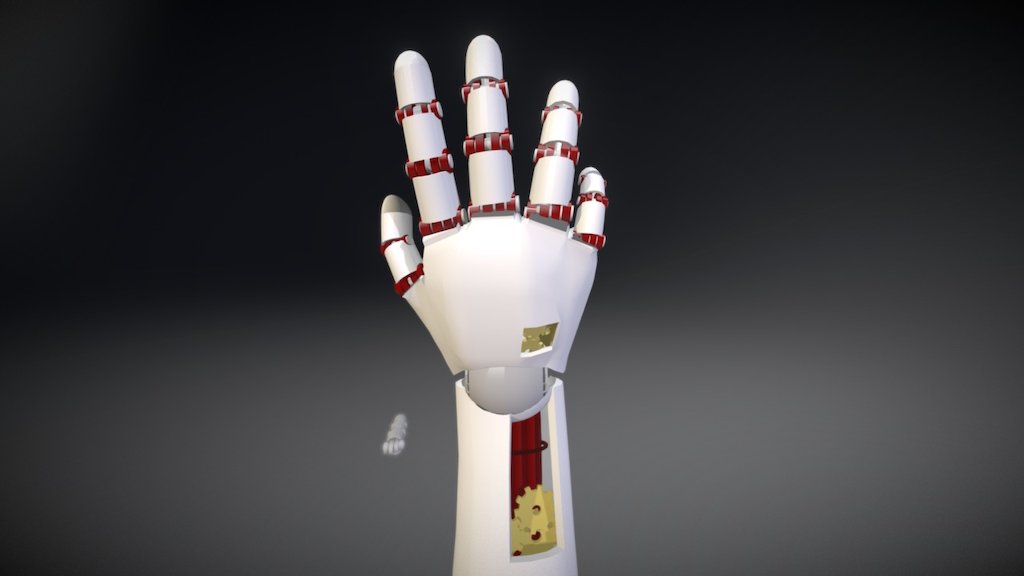 hand robot - 3D model by adithep 3d model