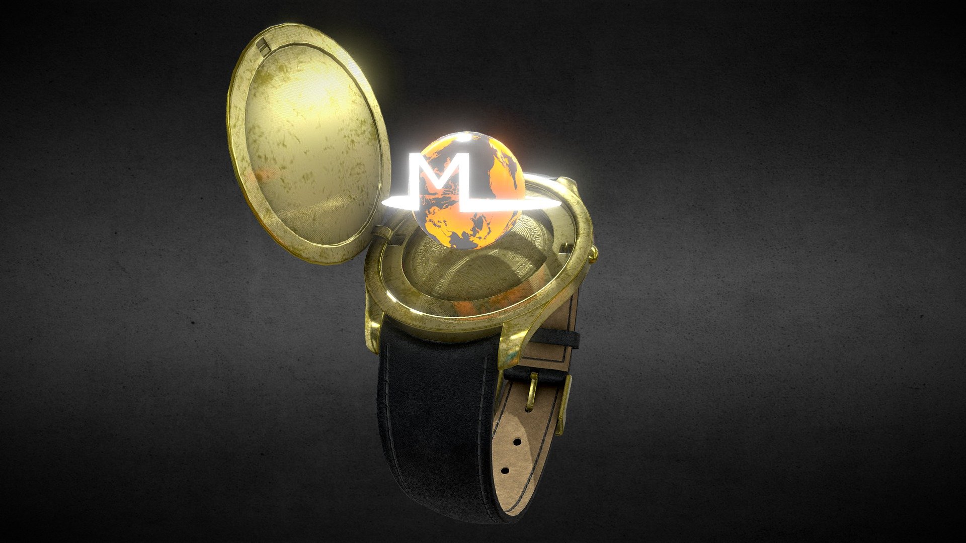 Awesome stainless steel Monero (XMR) Coin Watch.

Currently available for download in FBX format.

3D model developed by AR-Watches 3d model
