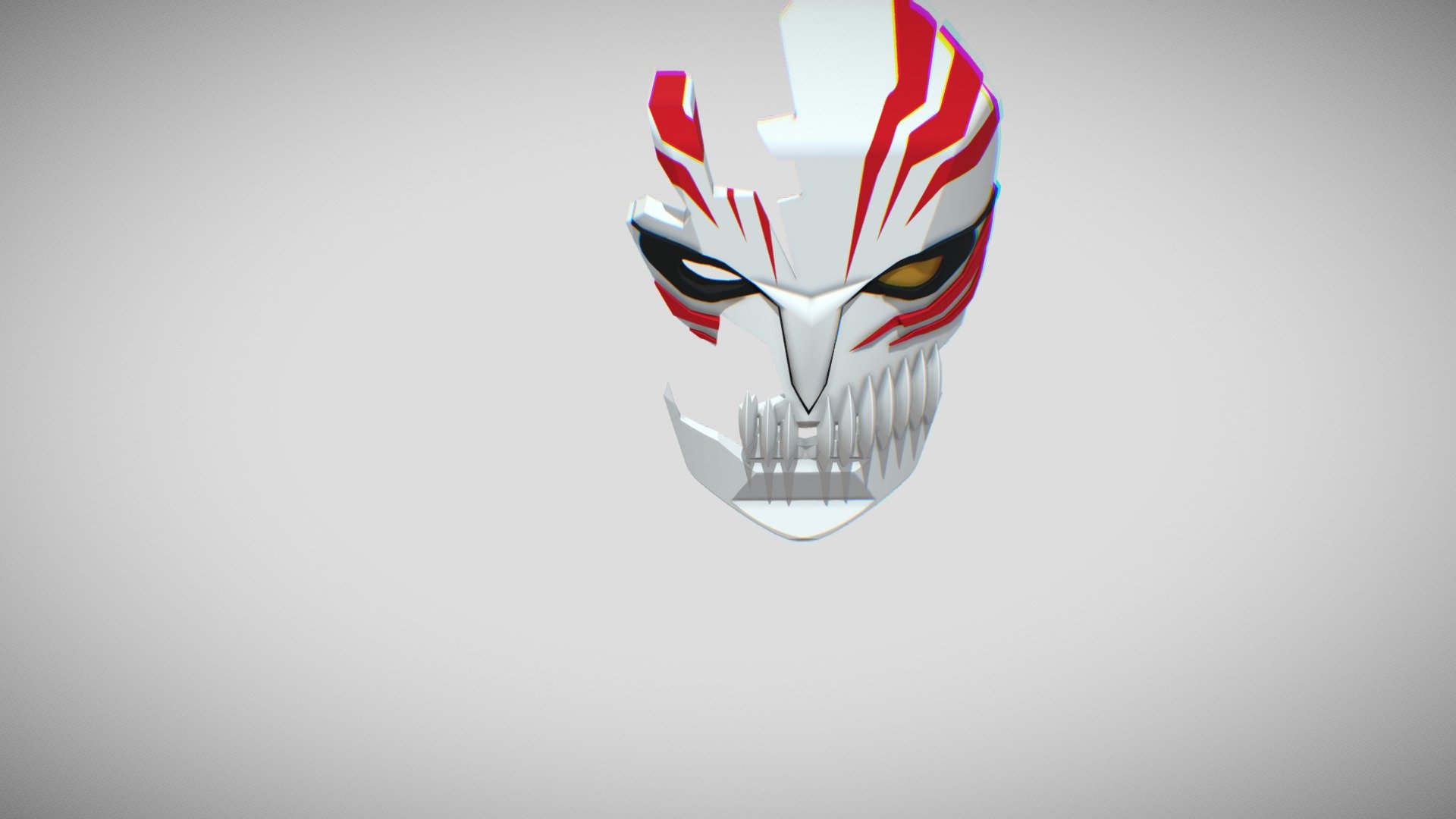 Hollow mask used by Ichigo Kurosaki from the anime &ldquo;Bleach