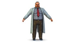 a disheveled fat old man in a chemistry coat white, people, doctor, jacket, laboratory, fat, pants, guard, crazy, brown, coat, shoes, worker, professor, jeans, glasses, old, chemistry, casual, personnage, oldman, teacher, detective, beggar, homeless, low-poly-model, denim, lowpoly-gameasset-gameready, caucasian, veteran, man, human, male, person, casualwear, casual-wear, homeless-man, laborant, pauper, "sanitarian", "pensioner", "disheveled"