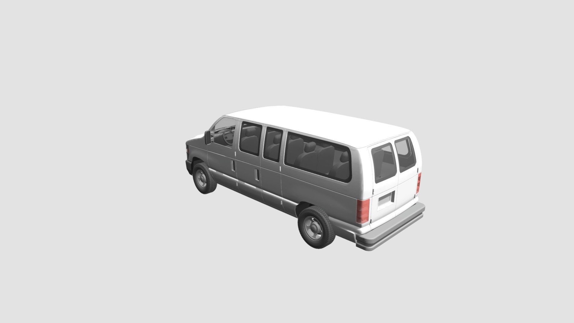 Highly detailed model of mini bus with all textures, shaders and materials. It is ready to use, just put it into your scene 3d model