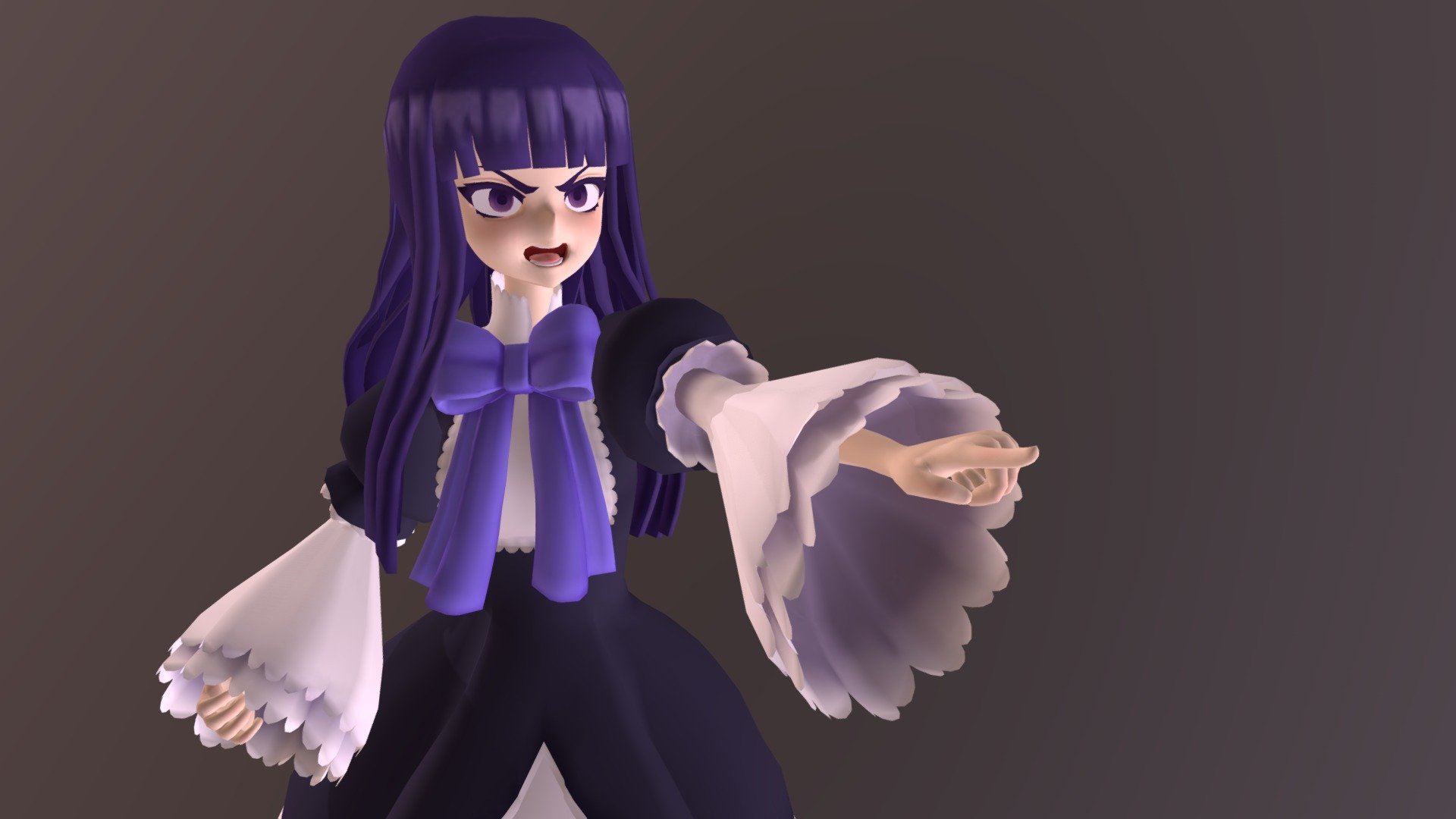 3D model of Bernkastel from &ldquo;Umineko: When they cry