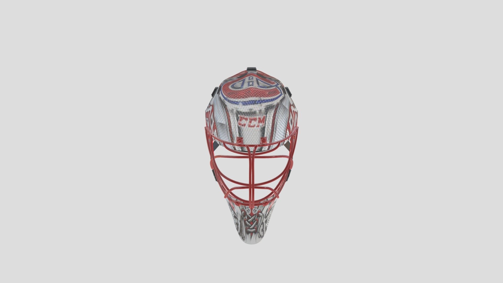 Goalie Mask 2 of rthe new PC hockey game - Goalie Mask 2 Final - 3D model by Studio NG2 (@StudioNG2) 3d model