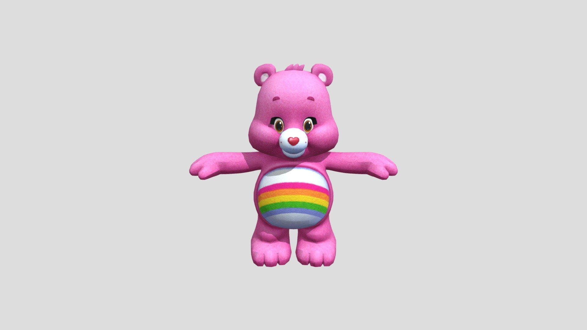 Mobile - Care Bears Music Band - Cheer Bear - 3D model by anderlenolan 3d model