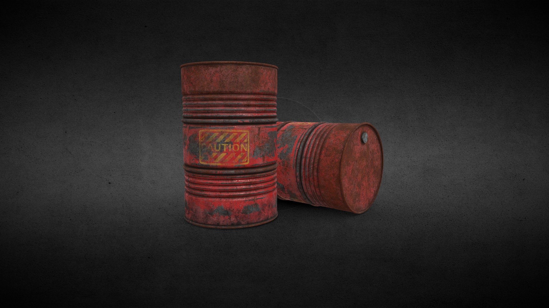 Oil Drum modeled and textured - Oil Drum - Buy Royalty Free 3D model by Jayanth Thirdeye (@Thirdeyejayanth) 3d model