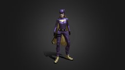 Batgirl (Leslie Grace) superhero, dccomics, femalecharacter, dceu, lowpoly